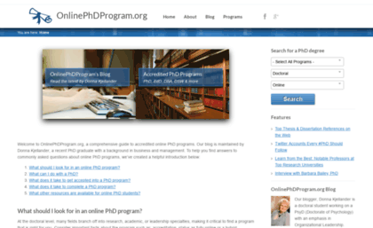 onlinephdprogram.org