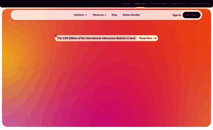 Openapply.com website. OpenApply: Streamlined School Admissions and CRM.