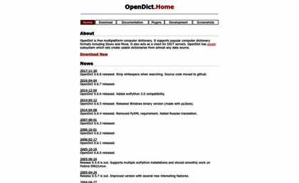opendict.sourceforge.net