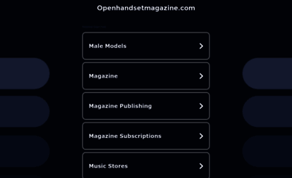 openhandsetmagazine.com