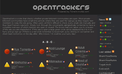 opentrackers.net