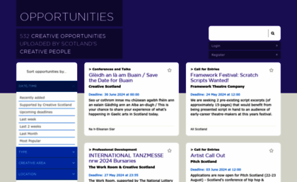 opportunities.creativescotland.com