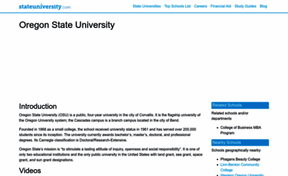 oregon.stateuniversity.com