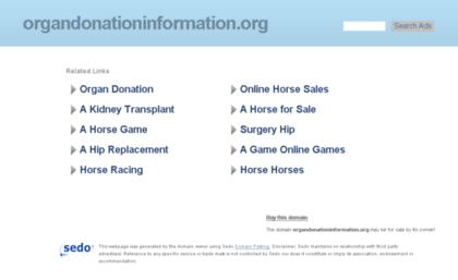 organdonationinformation.org