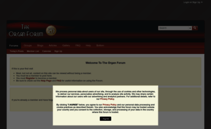 THE ORGAN FORUM visual data 6