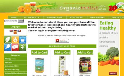 organichotlist.com