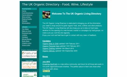 organicliving.ukf.net