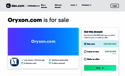 oryxon.com