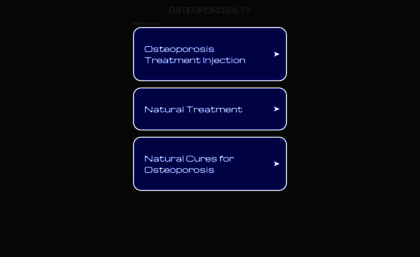 osteoporosis.tv