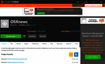 osxnews.sourceforge.net