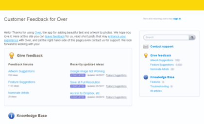 over.uservoice.com