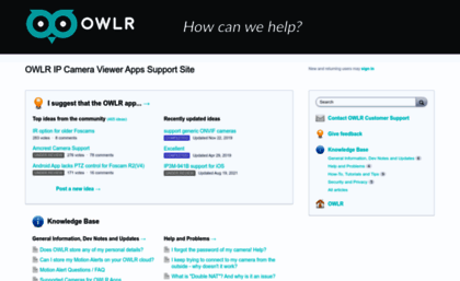 owlr.uservoice.com