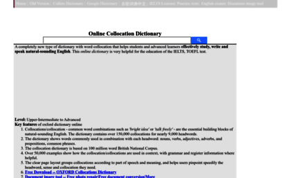 oxford collocation dictionary online