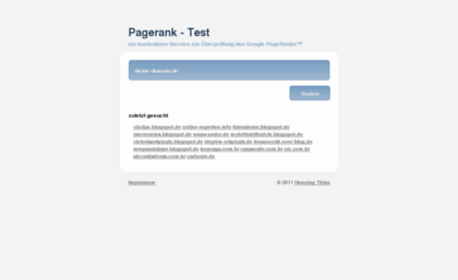 pagerank-test.de