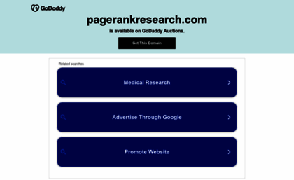 pagerankresearch.com