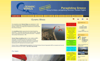paragliding.olympicwings.com