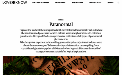 paranormal.lovetoknow.com