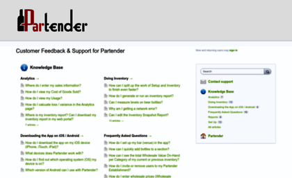 partender.uservoice.com