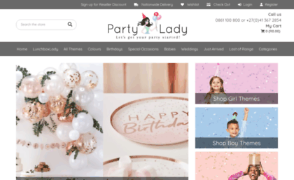 Partylady Co Za Website Party Lady 100s Of Party Decorations