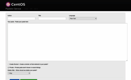 pastebin.centos.org