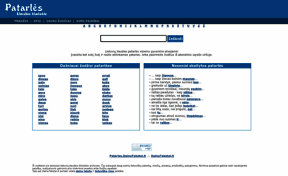 patarles.dainutekstai.lt