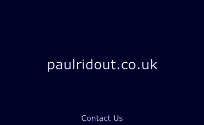 paulridout.co.uk