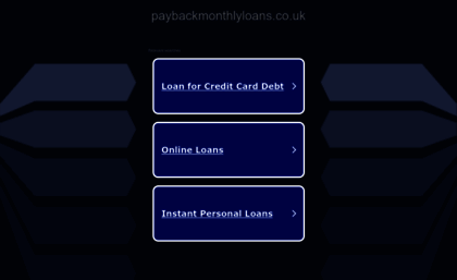 paybackmonthlyloans.co.uk