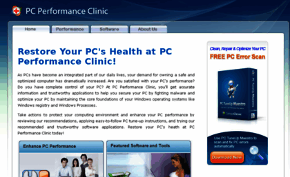 pcperformanceclinic.com