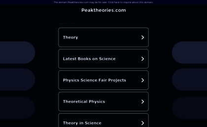 peaktheories.com
