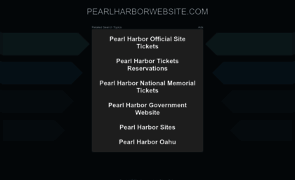 pearlharborwebsite.com