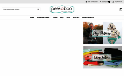 peekaboopatternshop.com