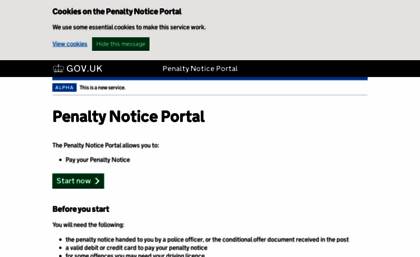 penaltynotice.direct.gov.uk