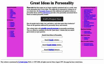 personalityresearch.org