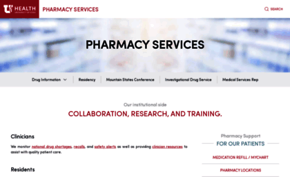 pharmacyservices.utah.edu