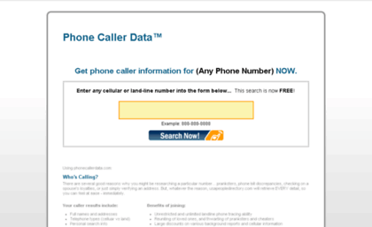 phonecallerdata.com