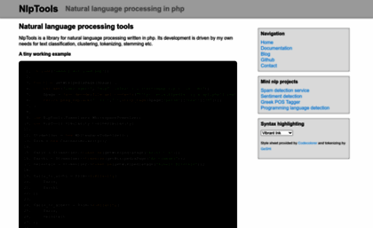 php-nlp-tools.com