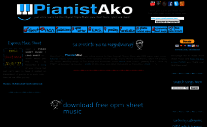 Free  opm music sheets