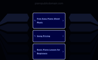 pianopublicdomain.com