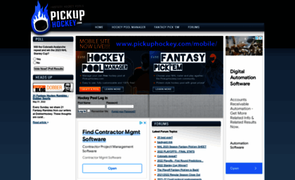 pickuphockey.com