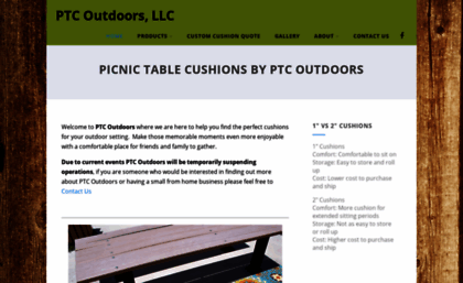 picnictablecushions.com