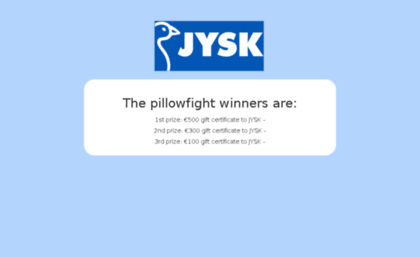 pillowfight.jysk.com
