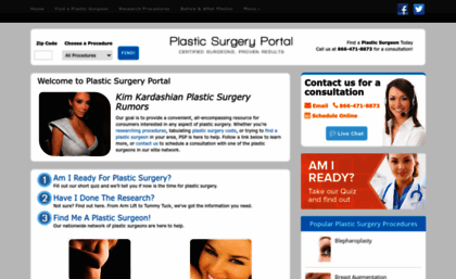 plasticsurgeryportal.com