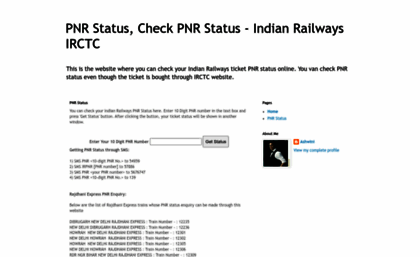 pnr-status.net.in