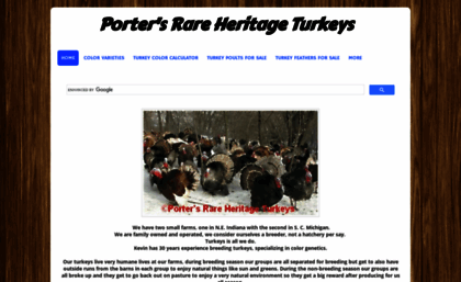 porterturkeys.com