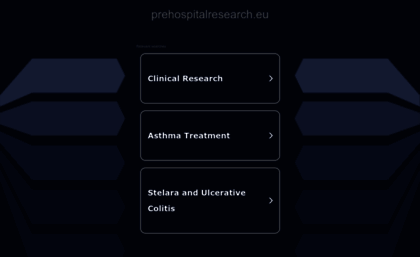 prehospitalresearch.eu