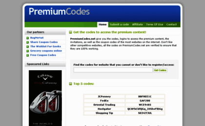 premiumcodes.net
