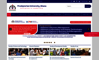 presbyuniversity.edu.gh