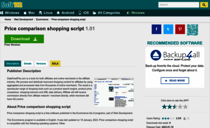 price-comparison-shopping-script.soft112.com