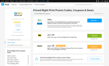 pricedrightprint.bluepromocode.com