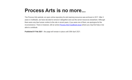 process.arts.ac.uk